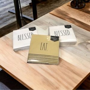 Rae Dunn Paper Napkins Eat Blessed 120 count